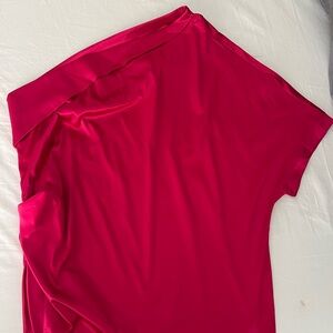 Off shoulder pink blouse